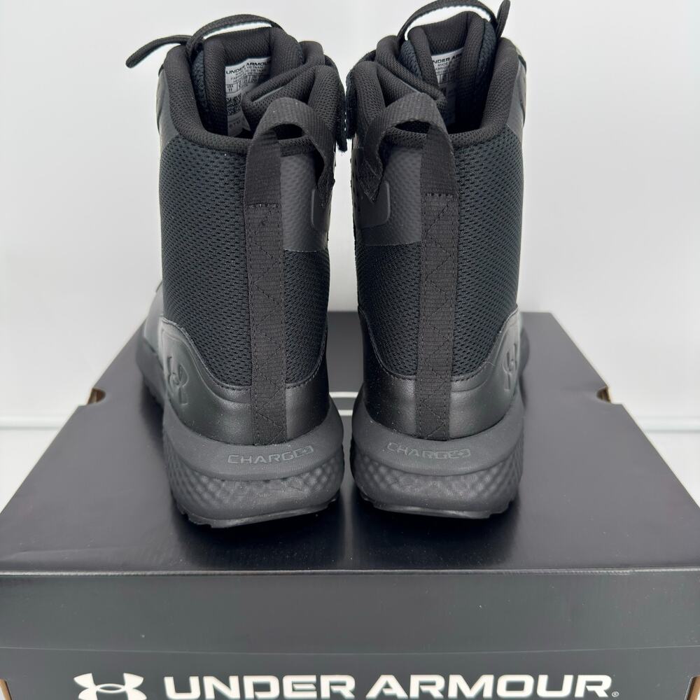 Under Armour 3027679 Men's UA Charged Valsetz 11 Side Zip Waterproof Duty Boots - Picture 5 of 10